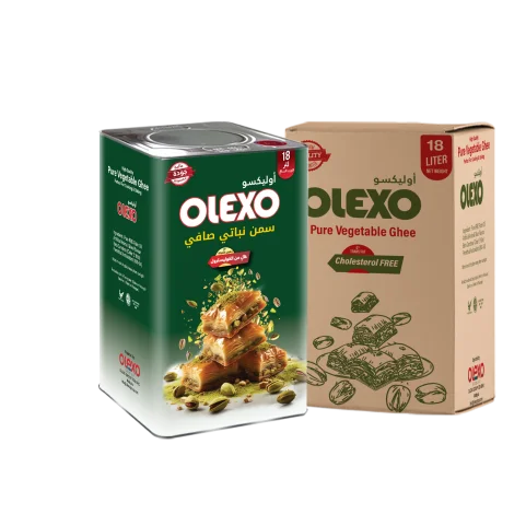 vegetable ghee with animal flavour in a 18 Liter tin